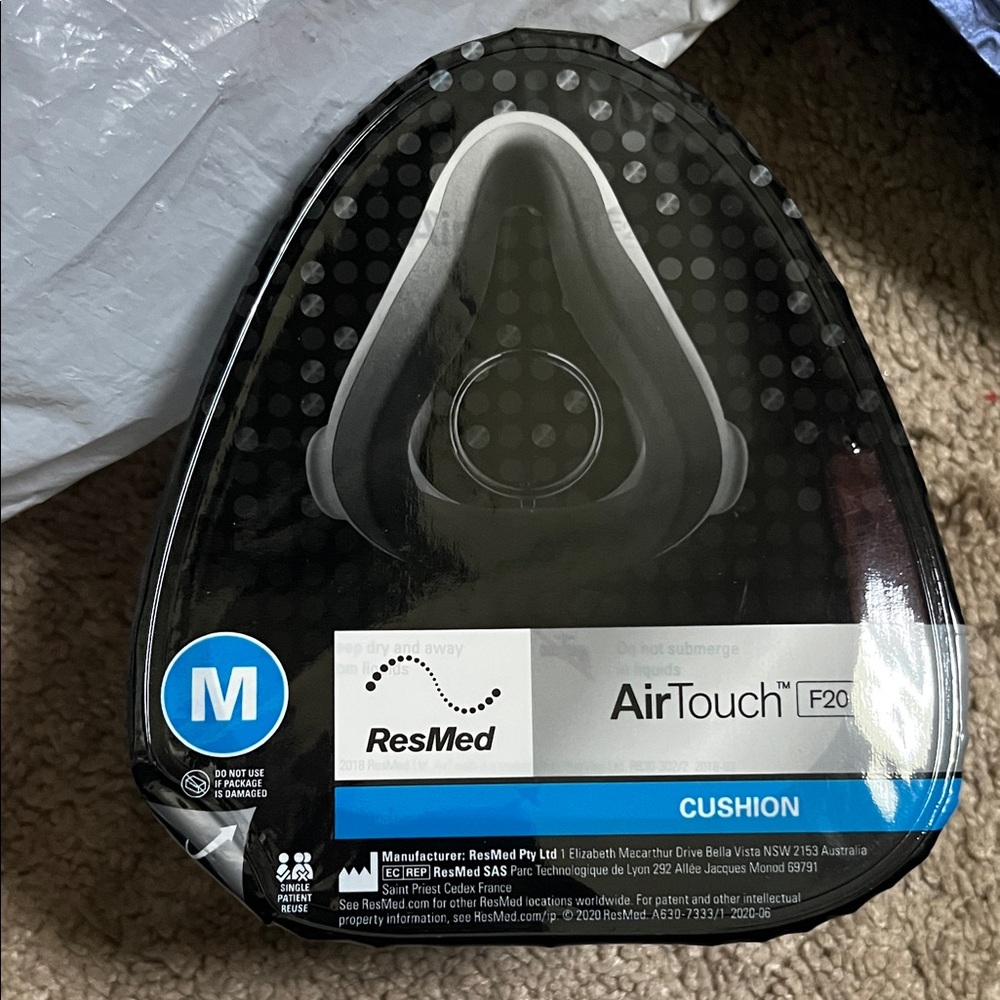 ResMed AirTouch F20 Cushion - Gray/Black